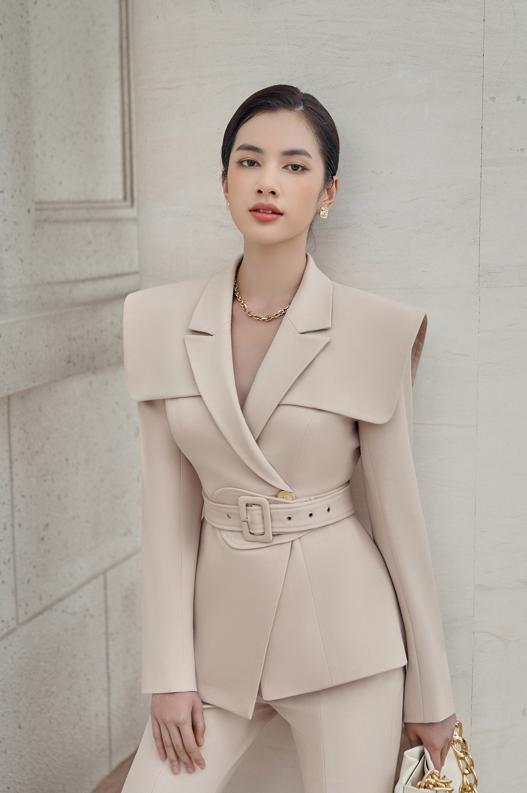 Ben Collar Cloak Blazer