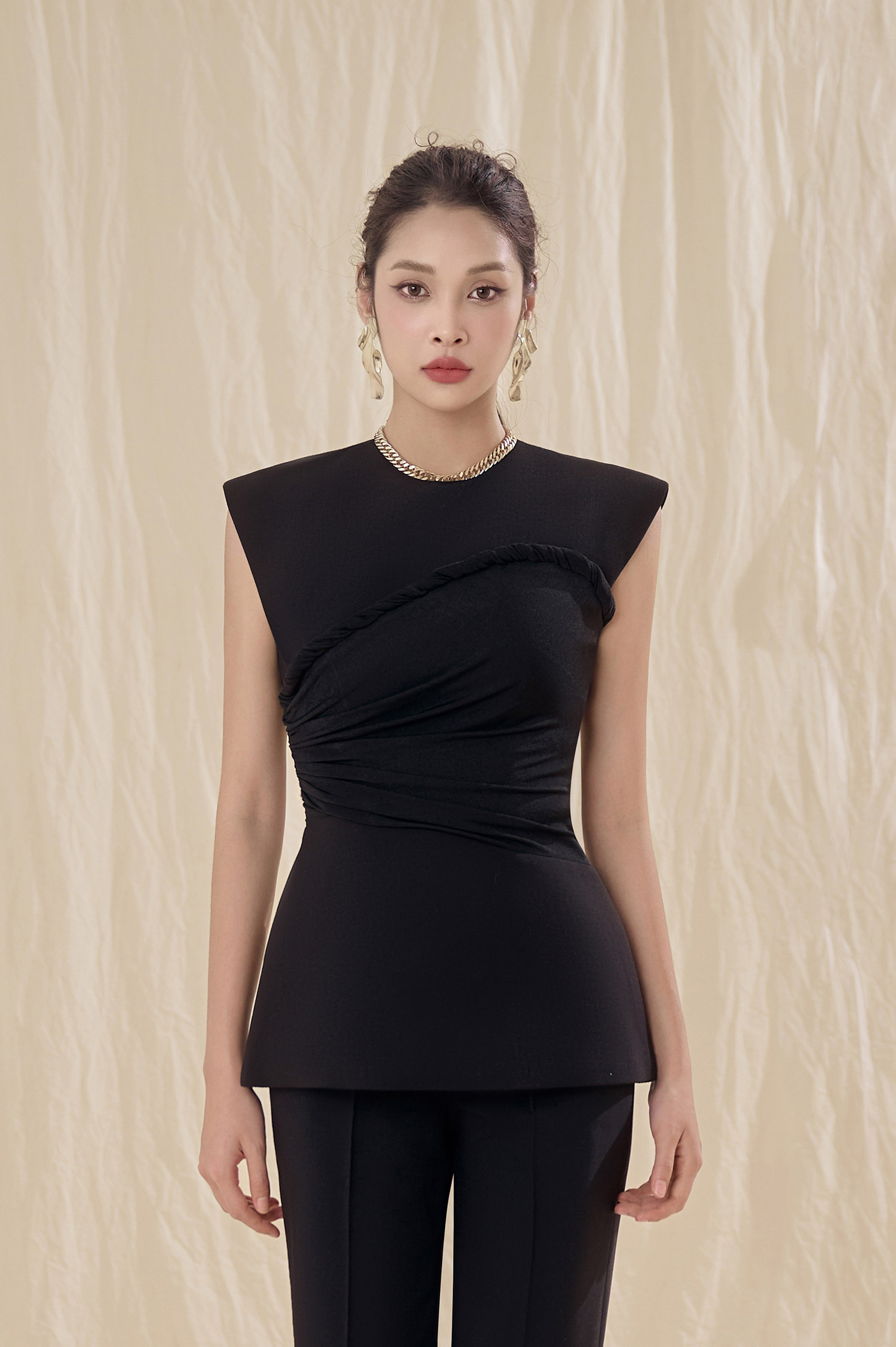 Kara Twisted Peplum Top
