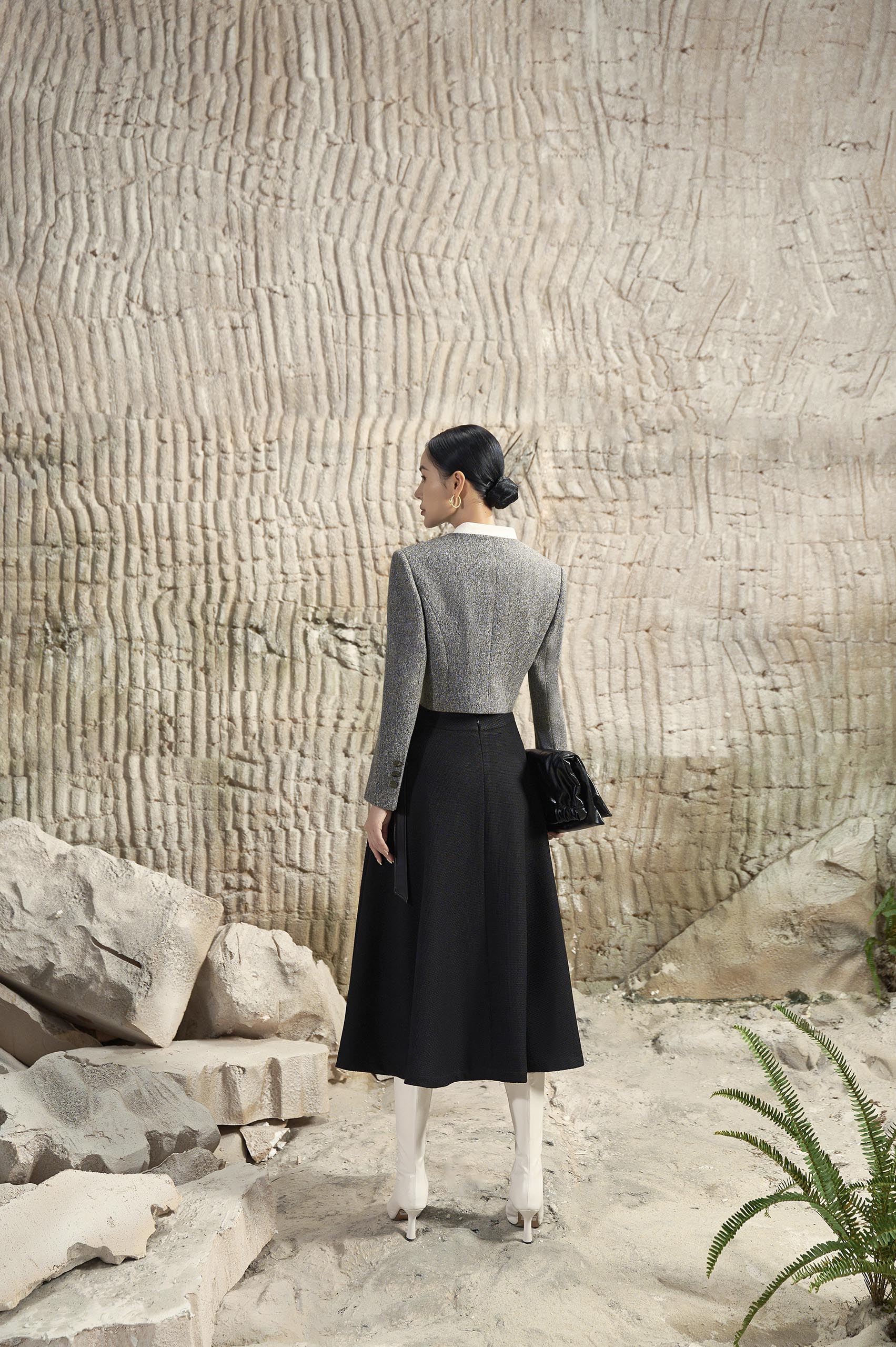 Spruce Diagonal Flap Skirt - Image 3