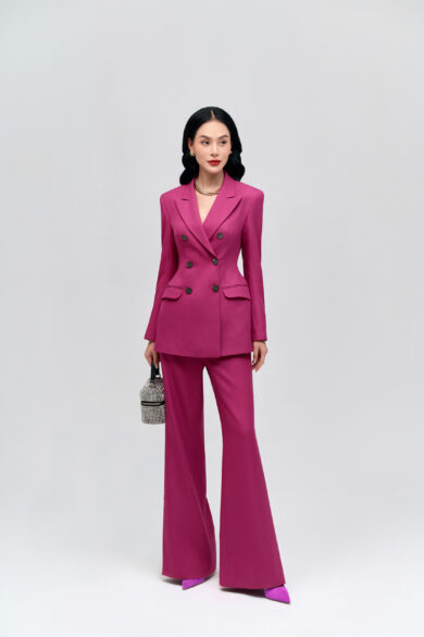 Calla Magenta Flare Pants