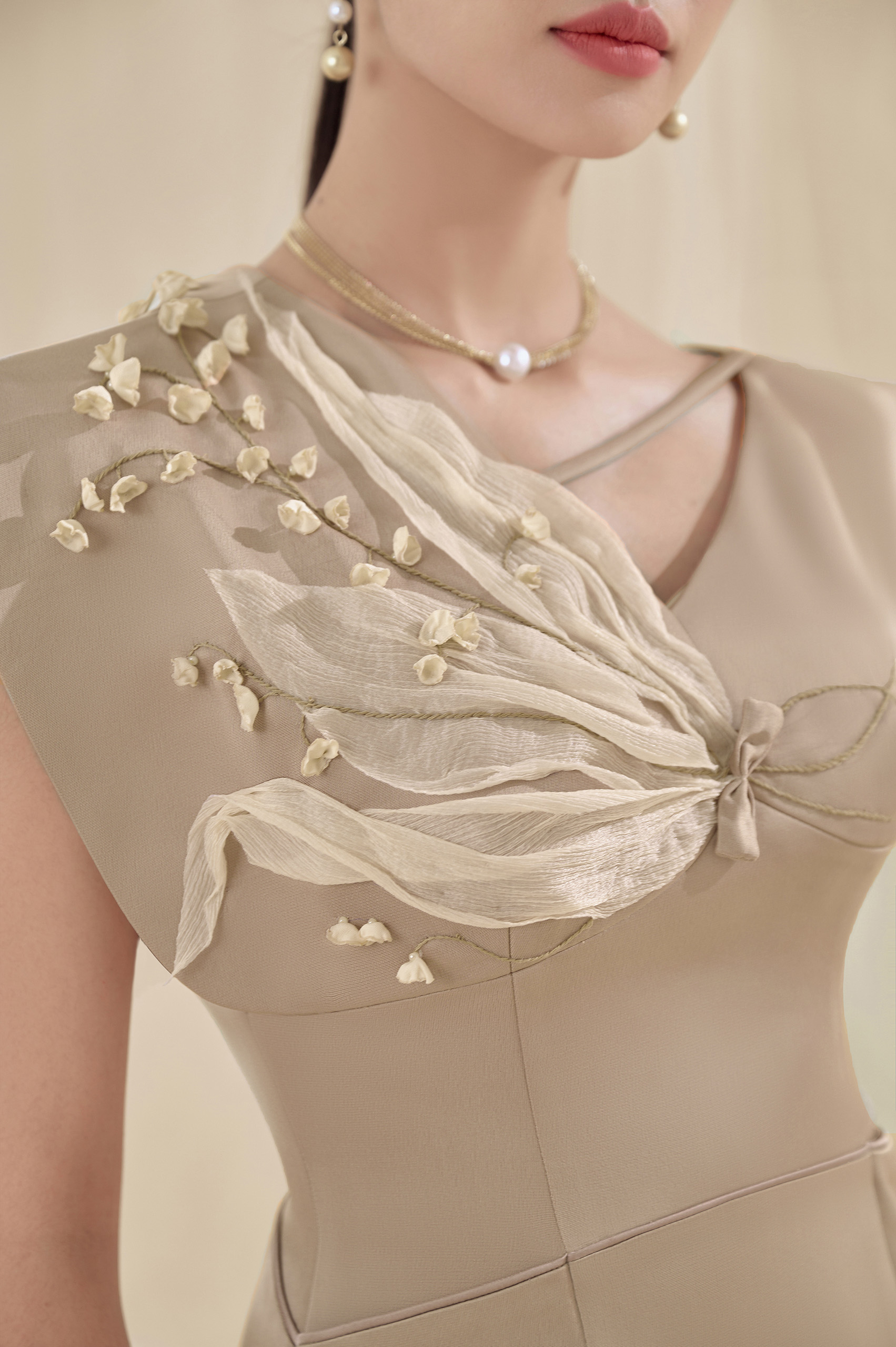 Lily Square Shoulder Dress - Image 3