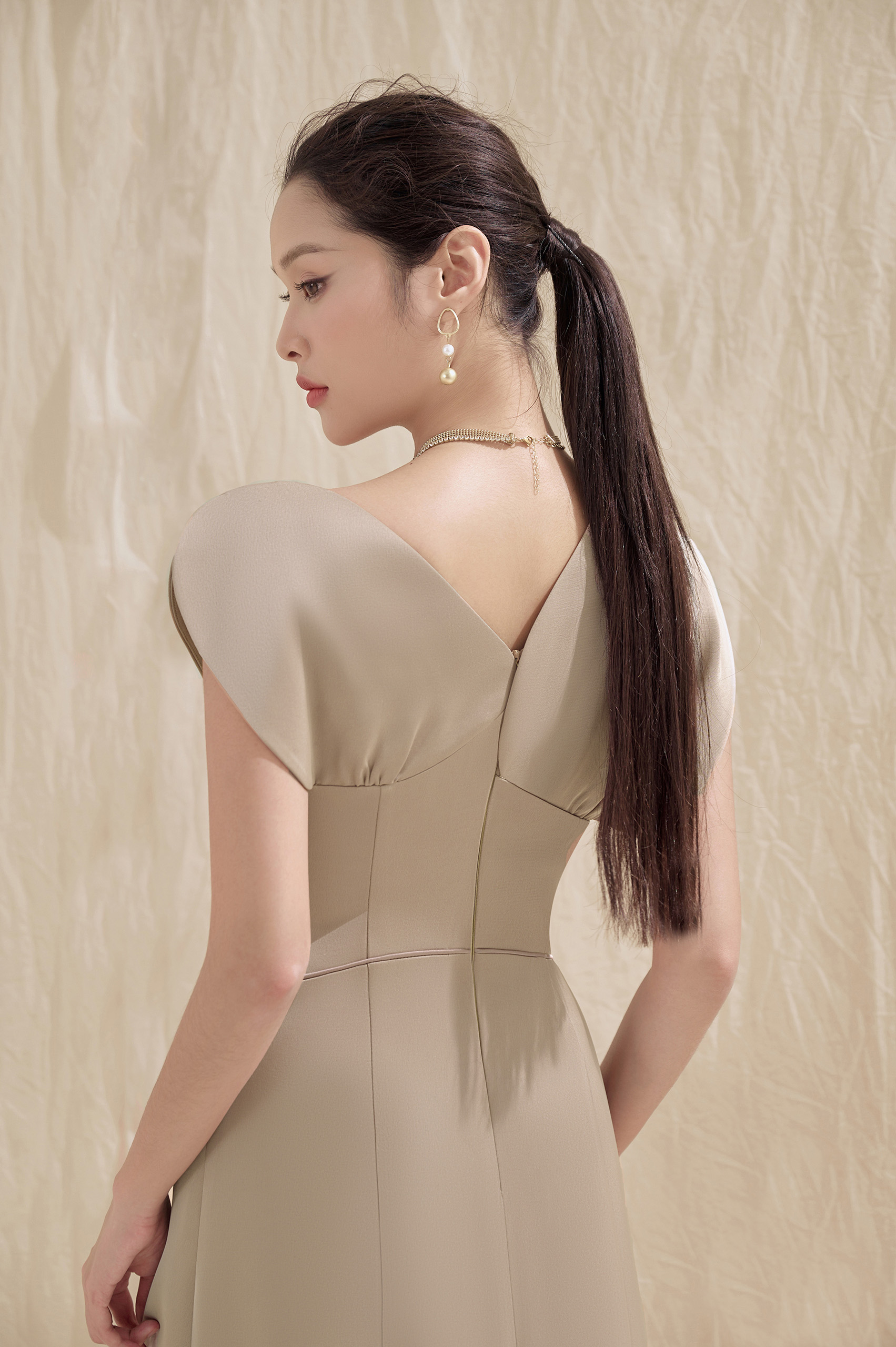 Lily Square Shoulder Dress - Image 5