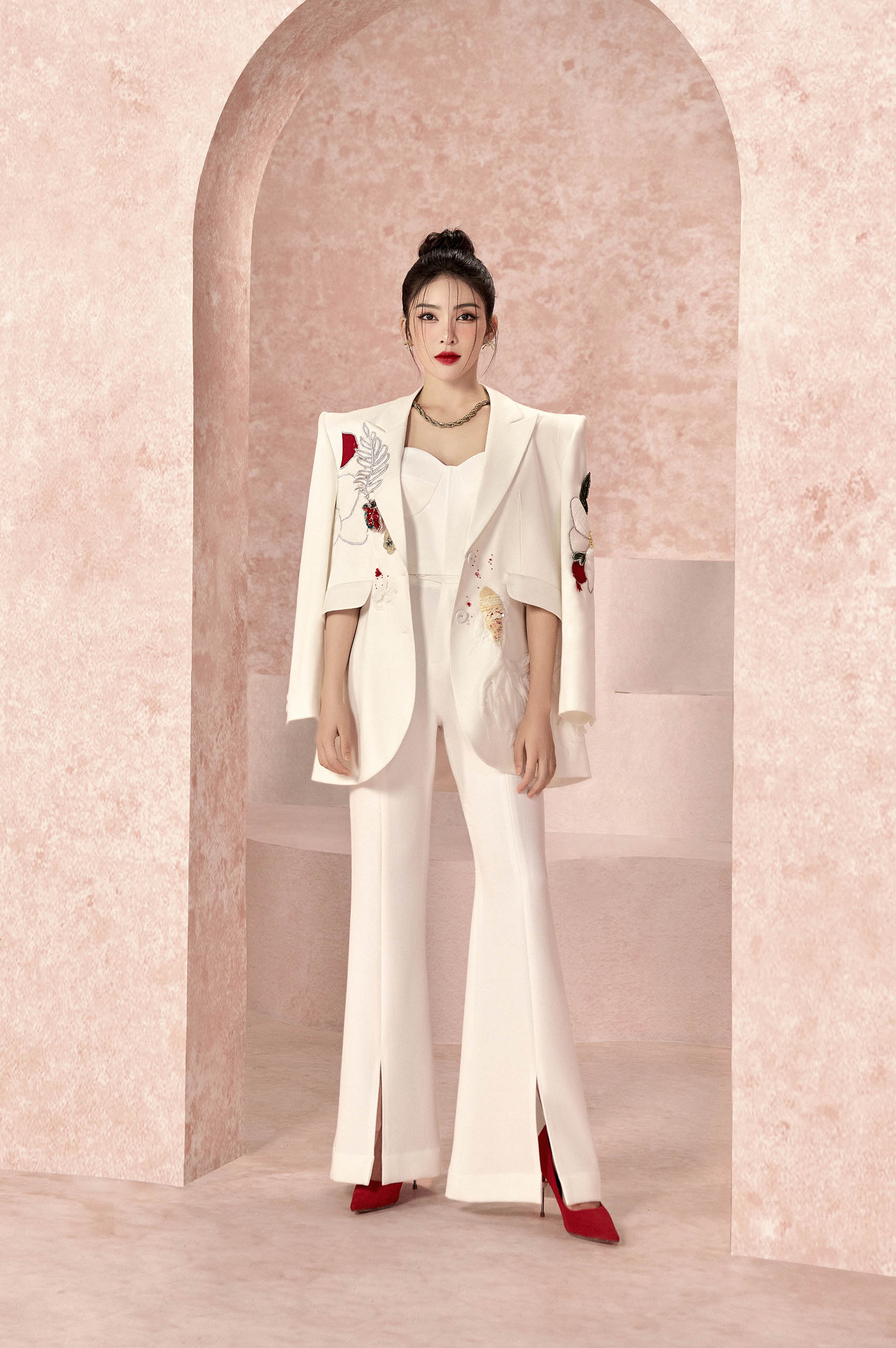 Aromatic Floral 3D Blazer