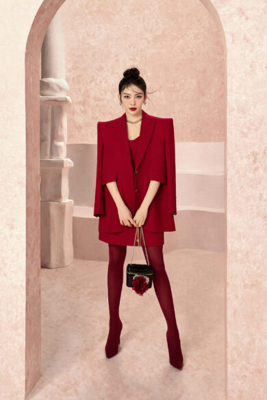 Blossom Maroon Blazer