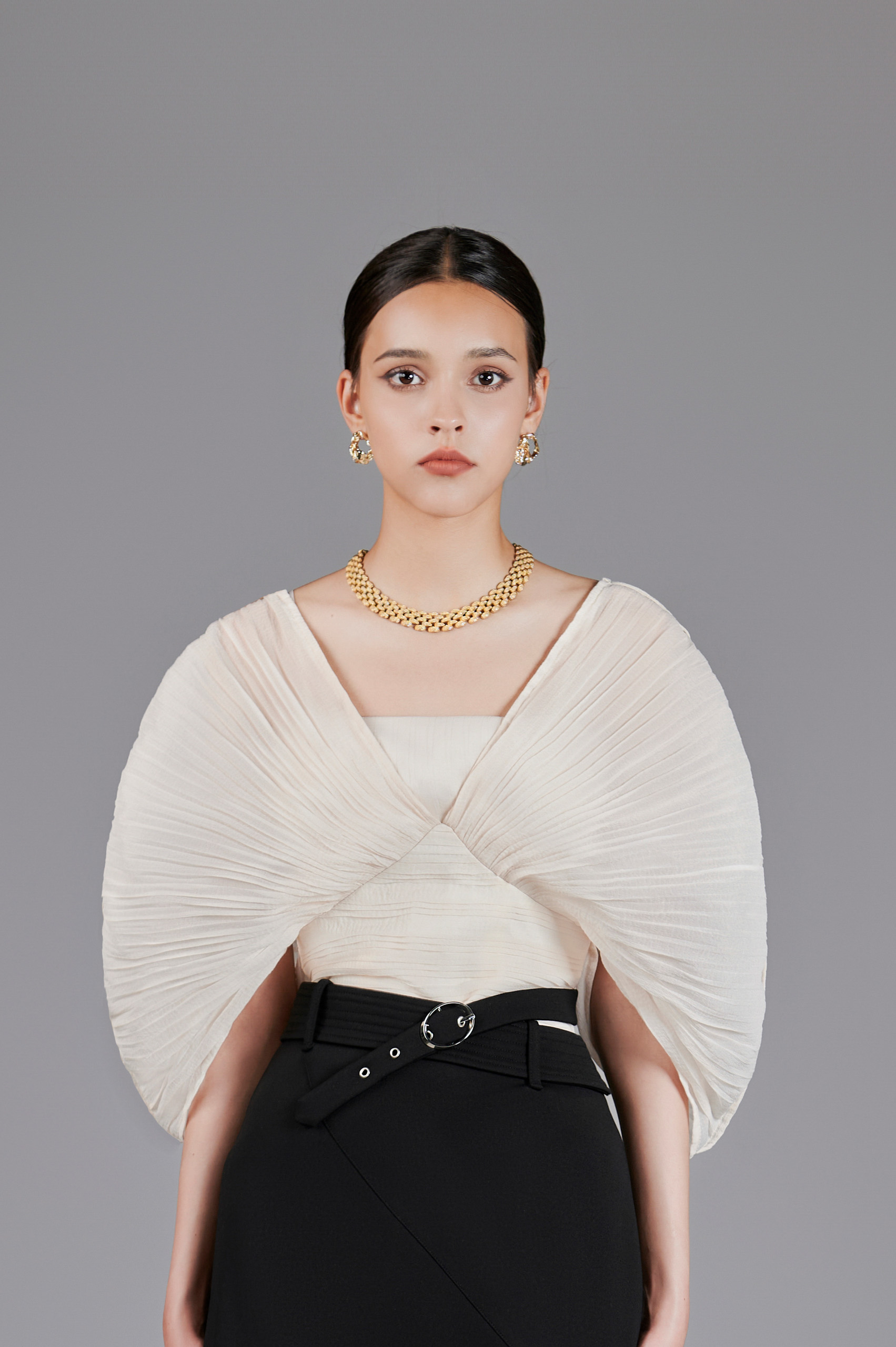 Alda Pleated Shirt