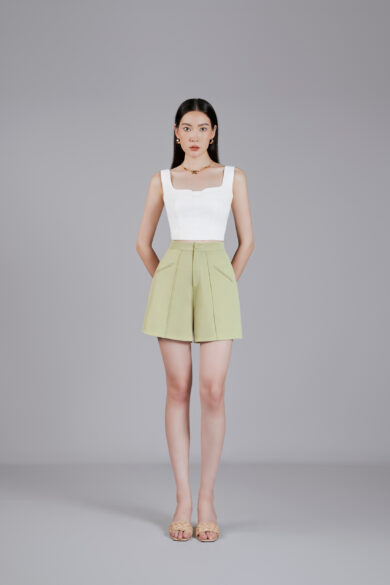 Lata Light Avocado Shorts