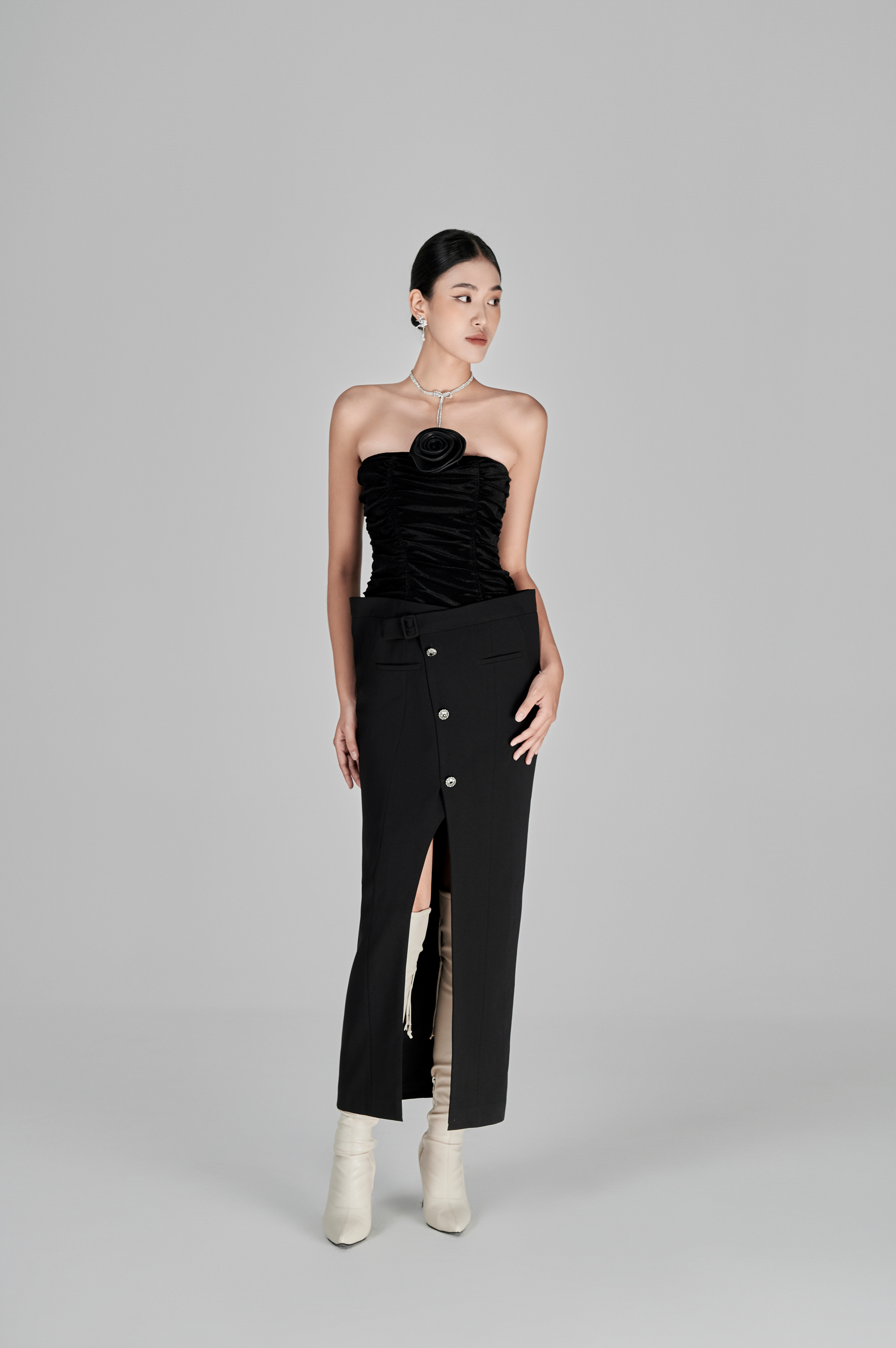 Mariya Middle Slit Dress