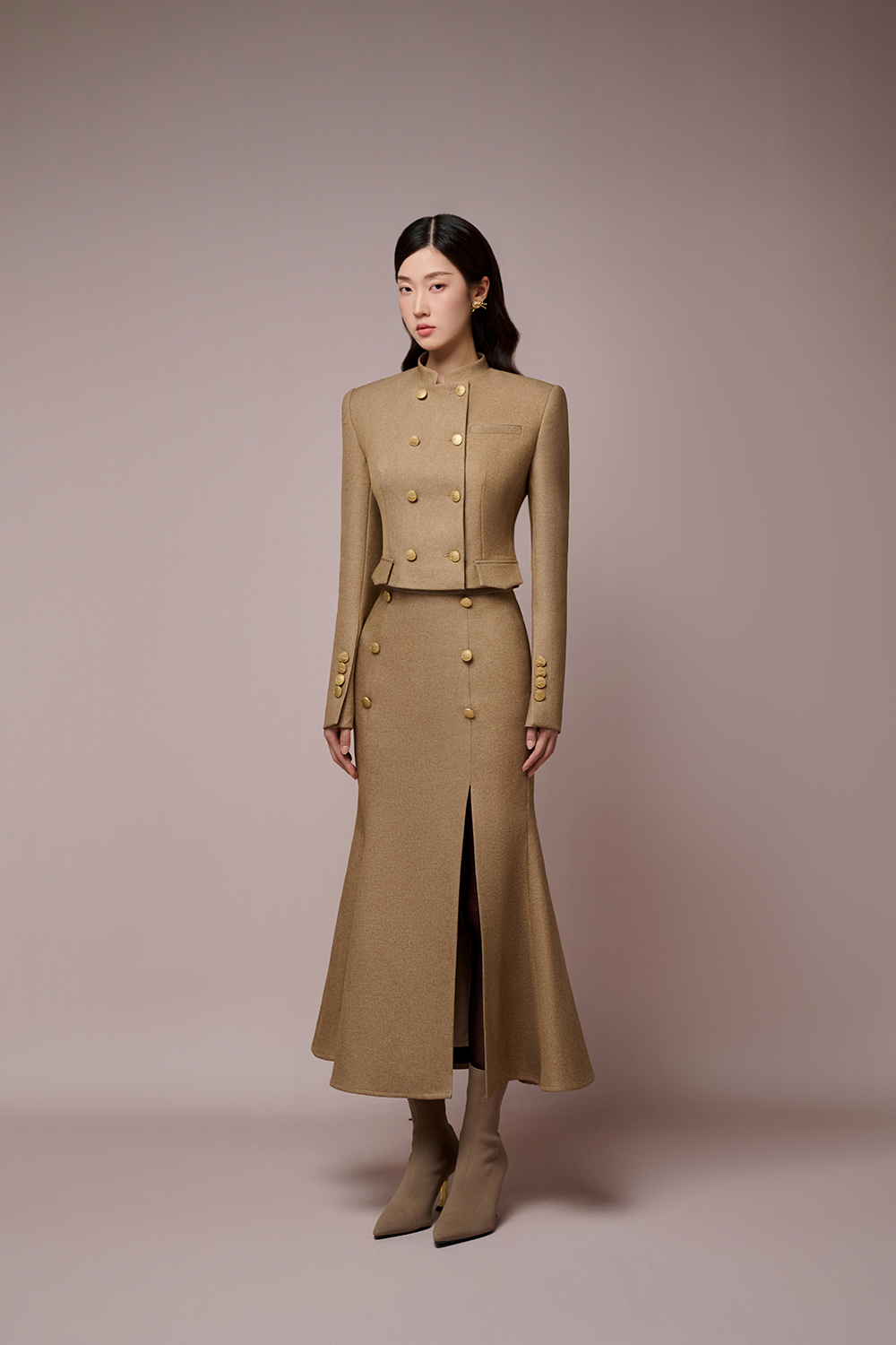 Chau Slit Fishtail Skirt - Image 3