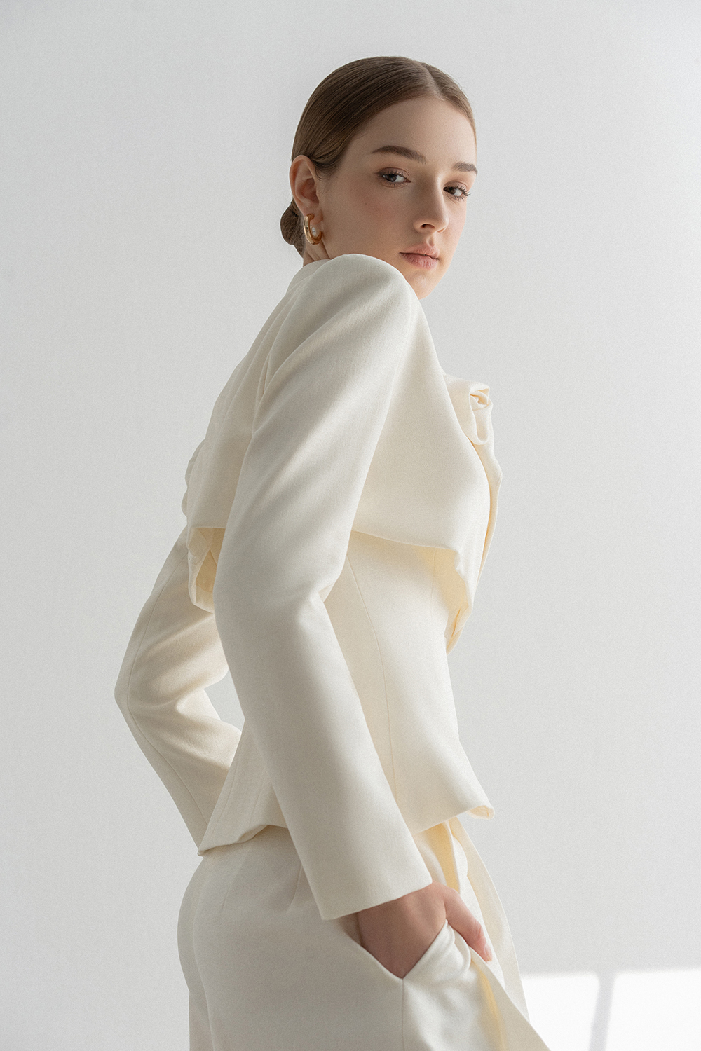 Aurora Peplum Blazer - Image 4