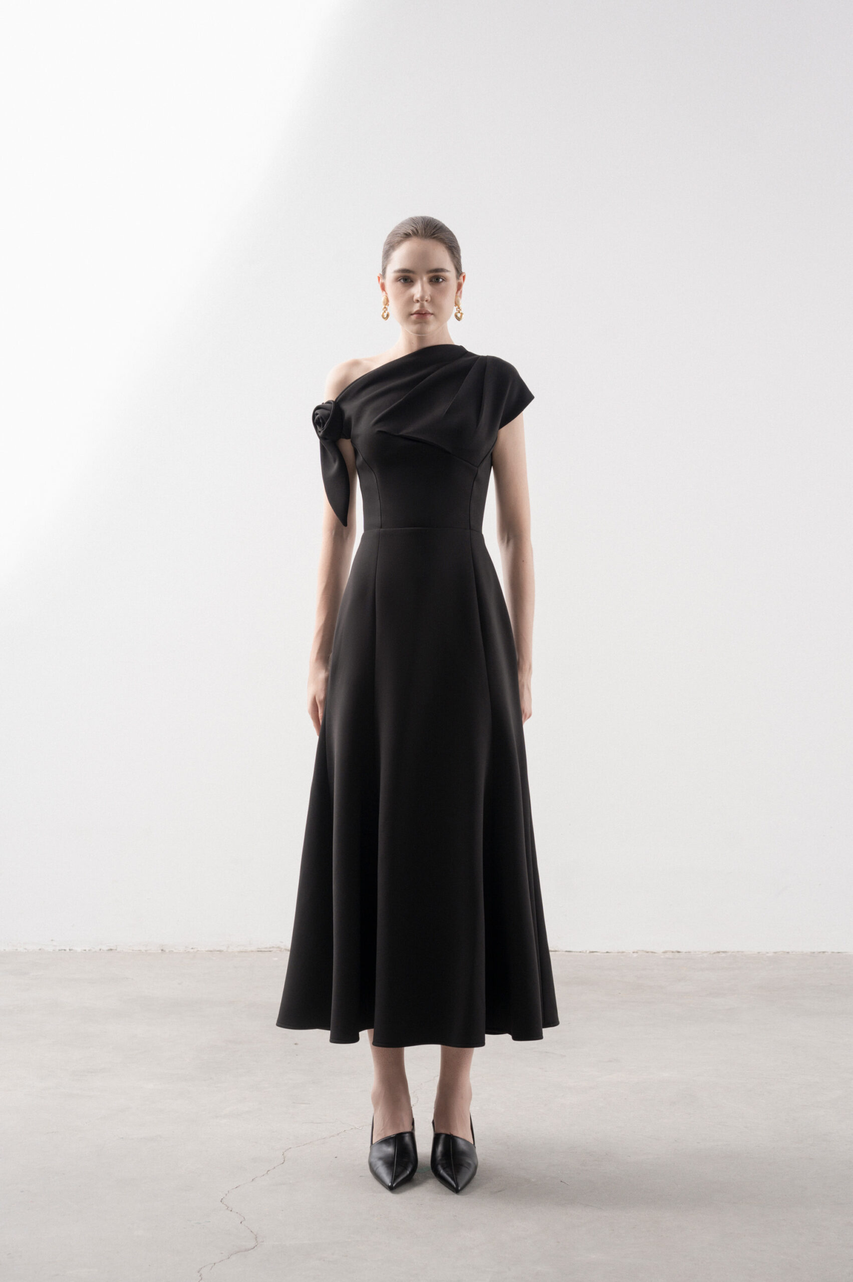 Ariel Fishtail Midi Dress