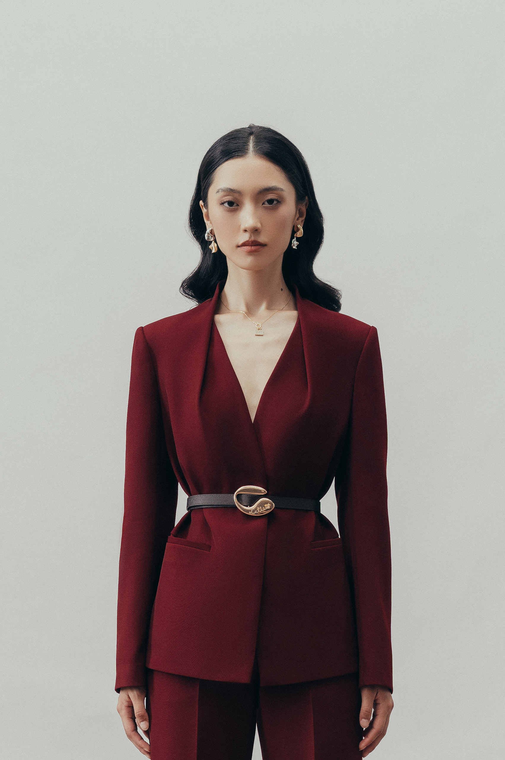 Rigel Belted Blazer Set Design