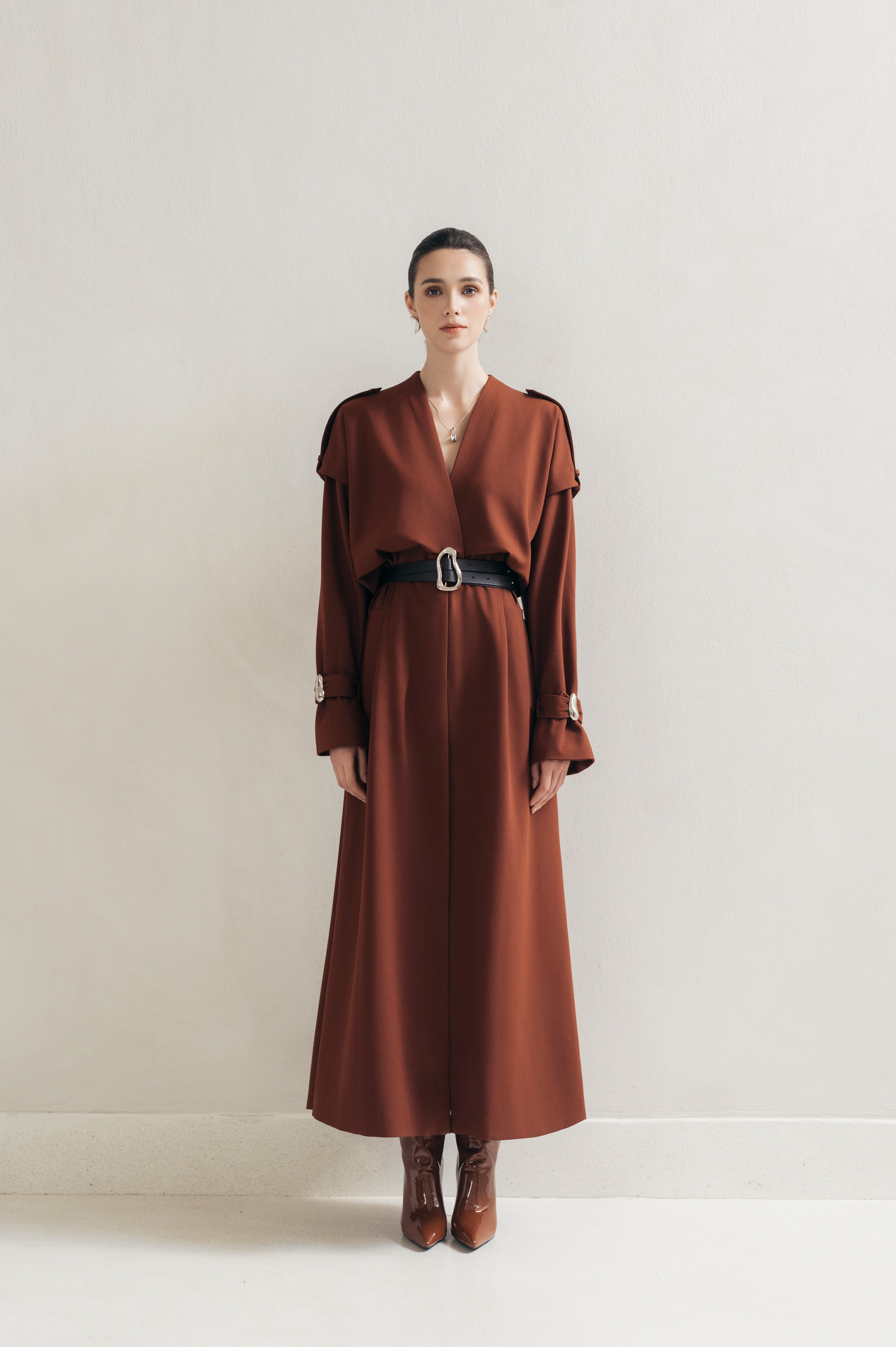 Orange Charm Trench
