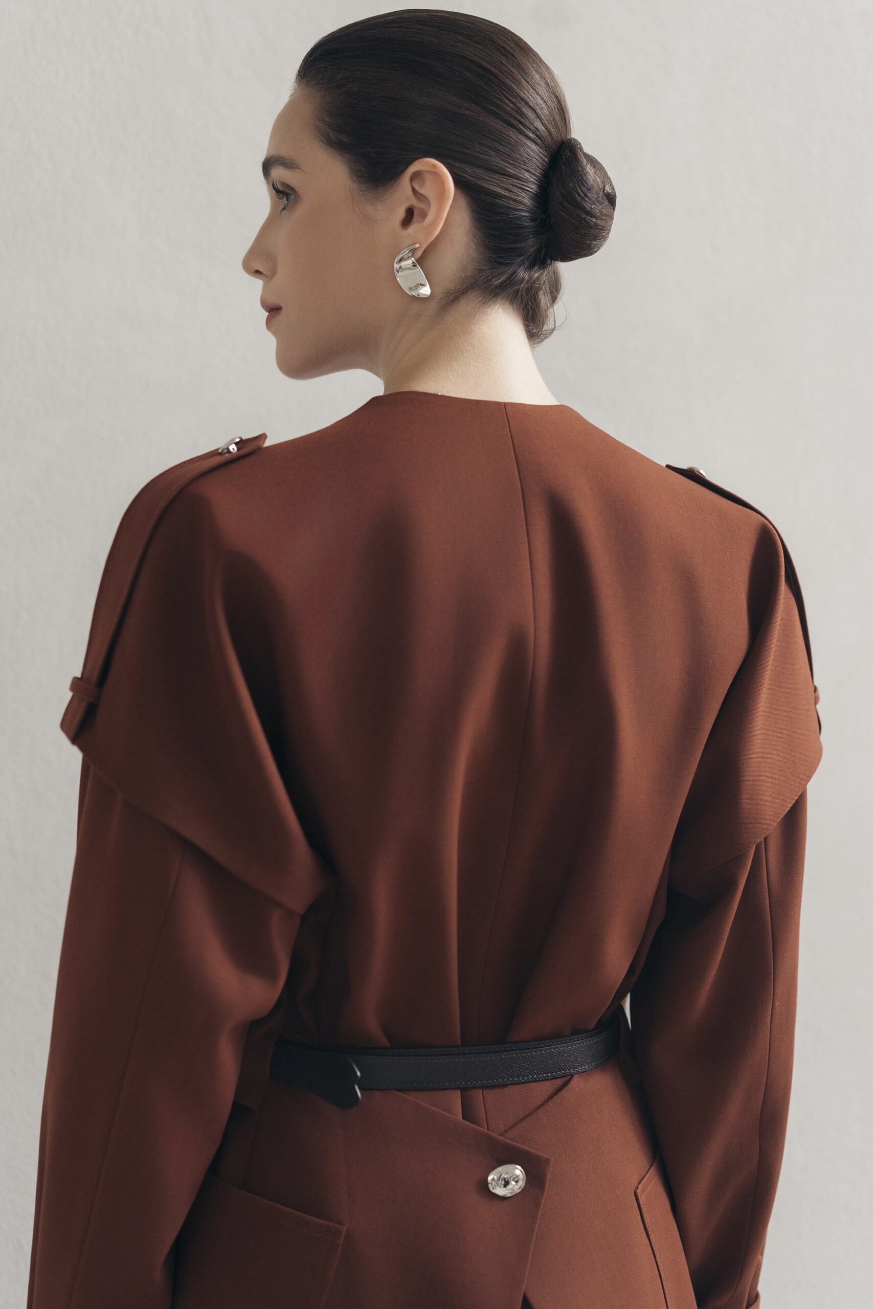 Orange Charm Trench - Image 5