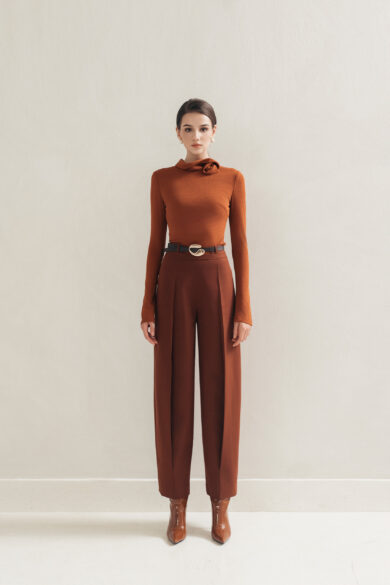 Orange Cocoon Pants