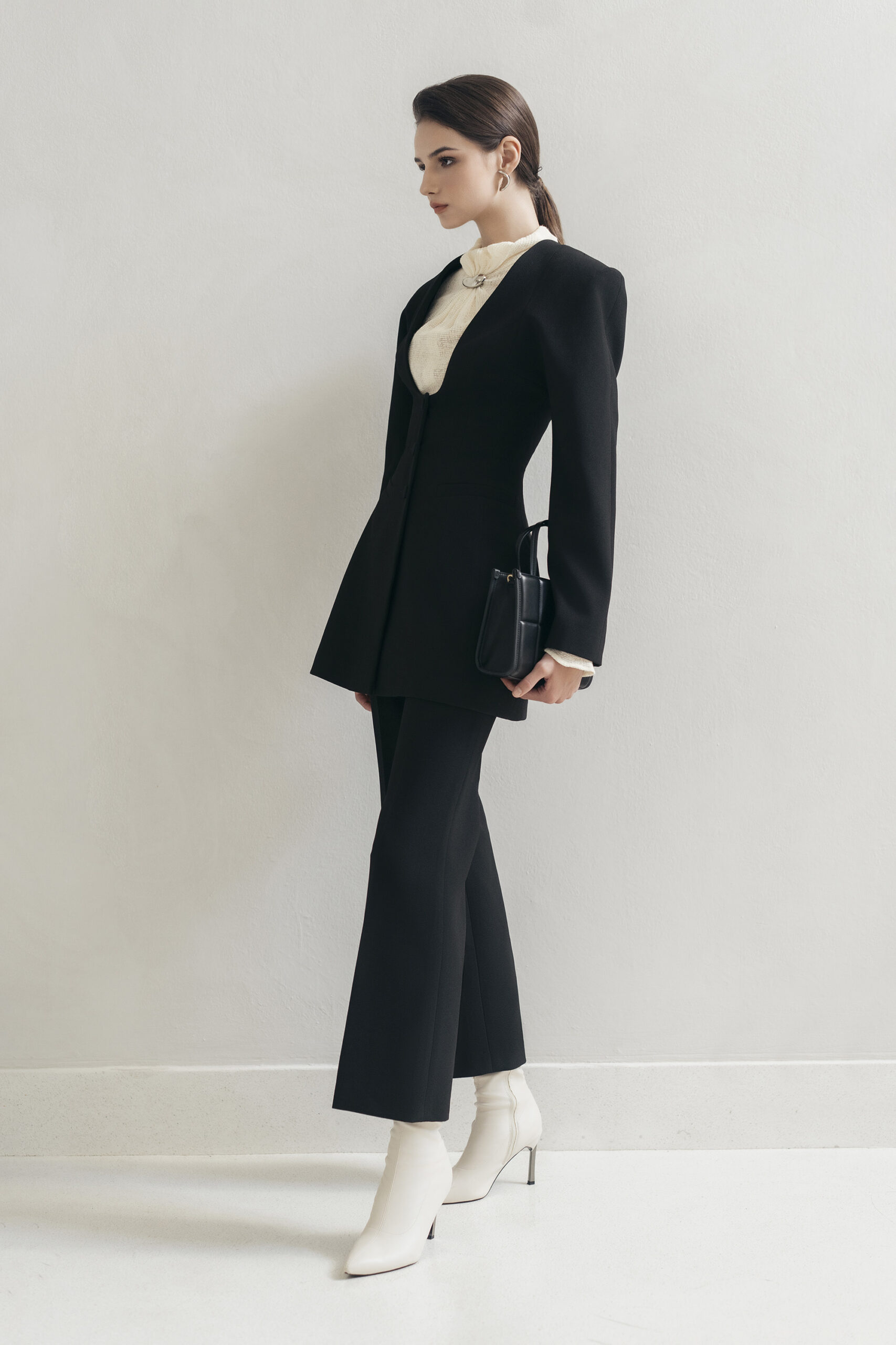 Black Fit Trousers - Image 5