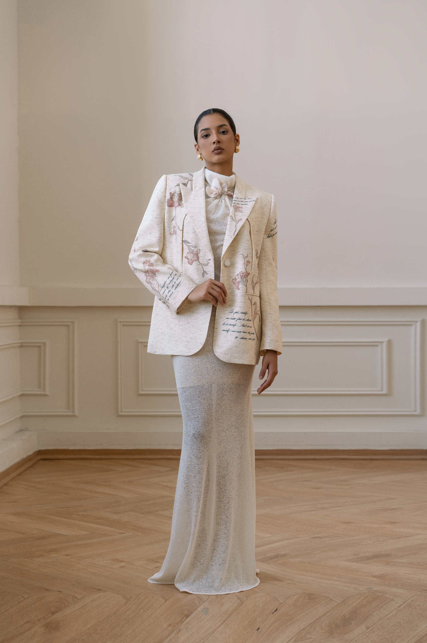 Crimson Overlap Blazer - Image 5