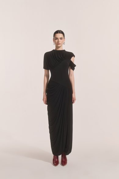 Eris Corset Dress in Black