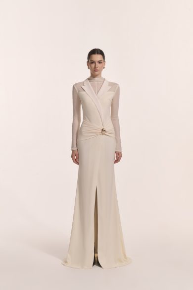 Vesta Knot Midi in Cream