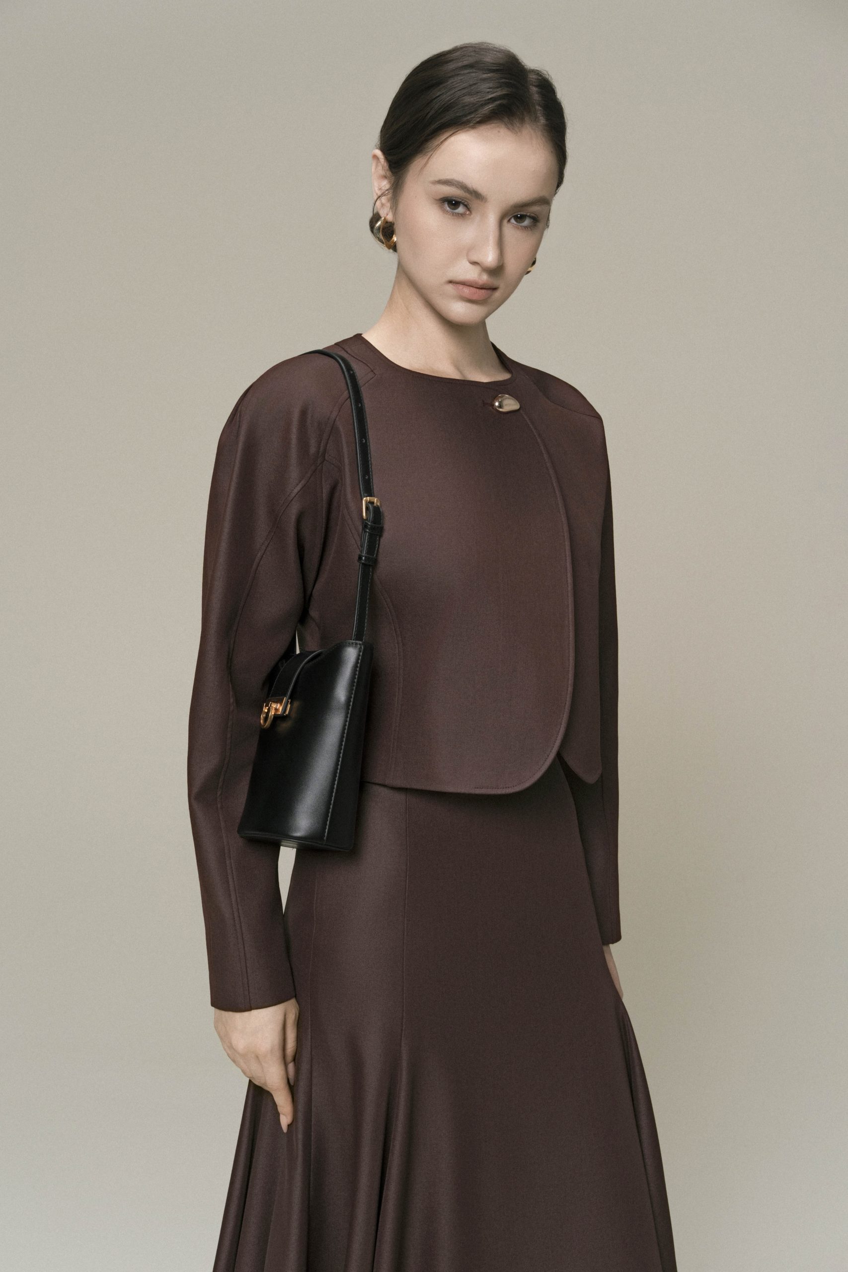Solstice Set in Chicory Coffee (Jacket & Skirt) - Image 6