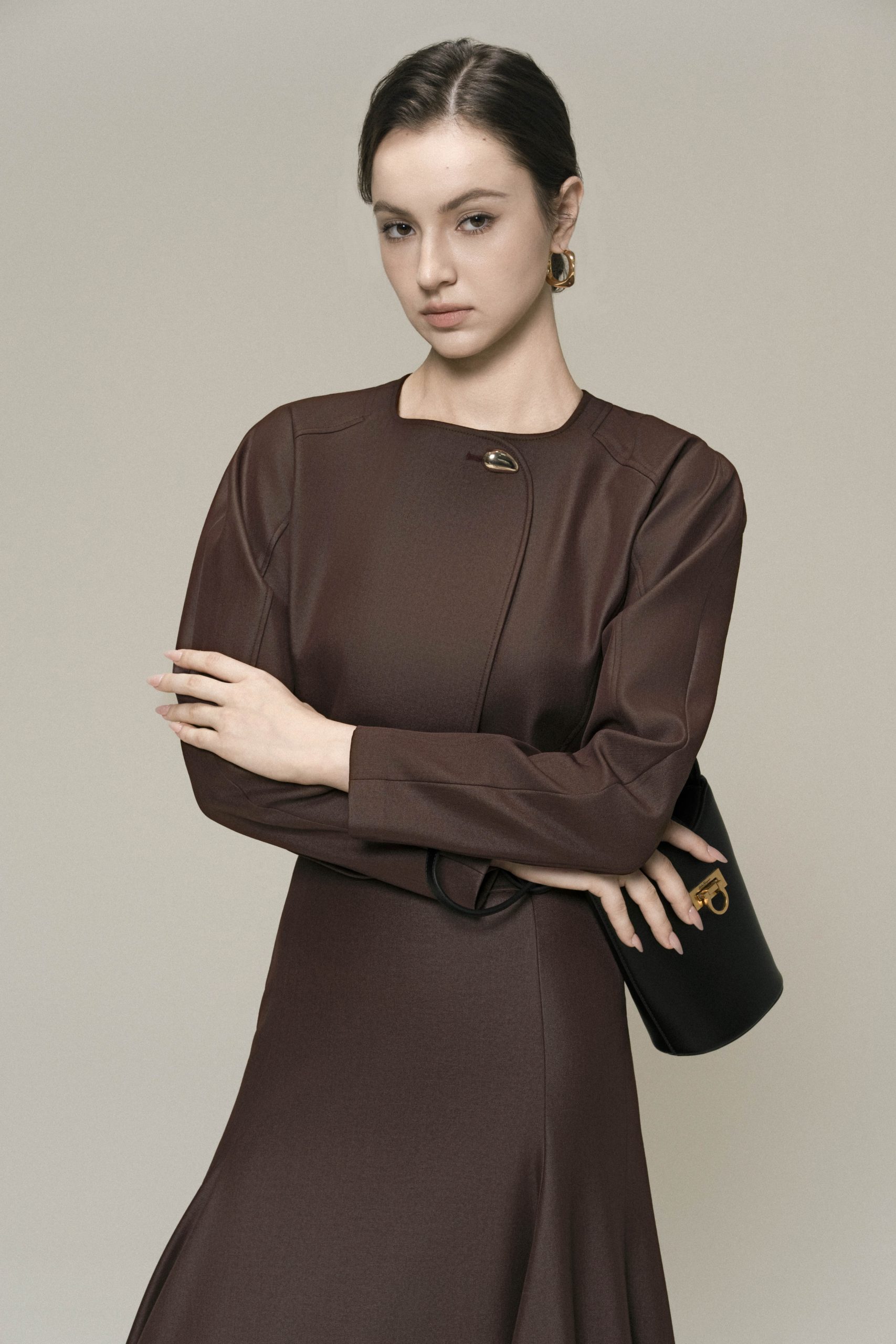 Solstice Set in Chicory Coffee (Jacket & Skirt) - Image 8