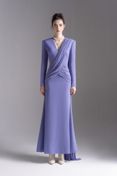 Vest Grace Gown in Dark Sky Blue