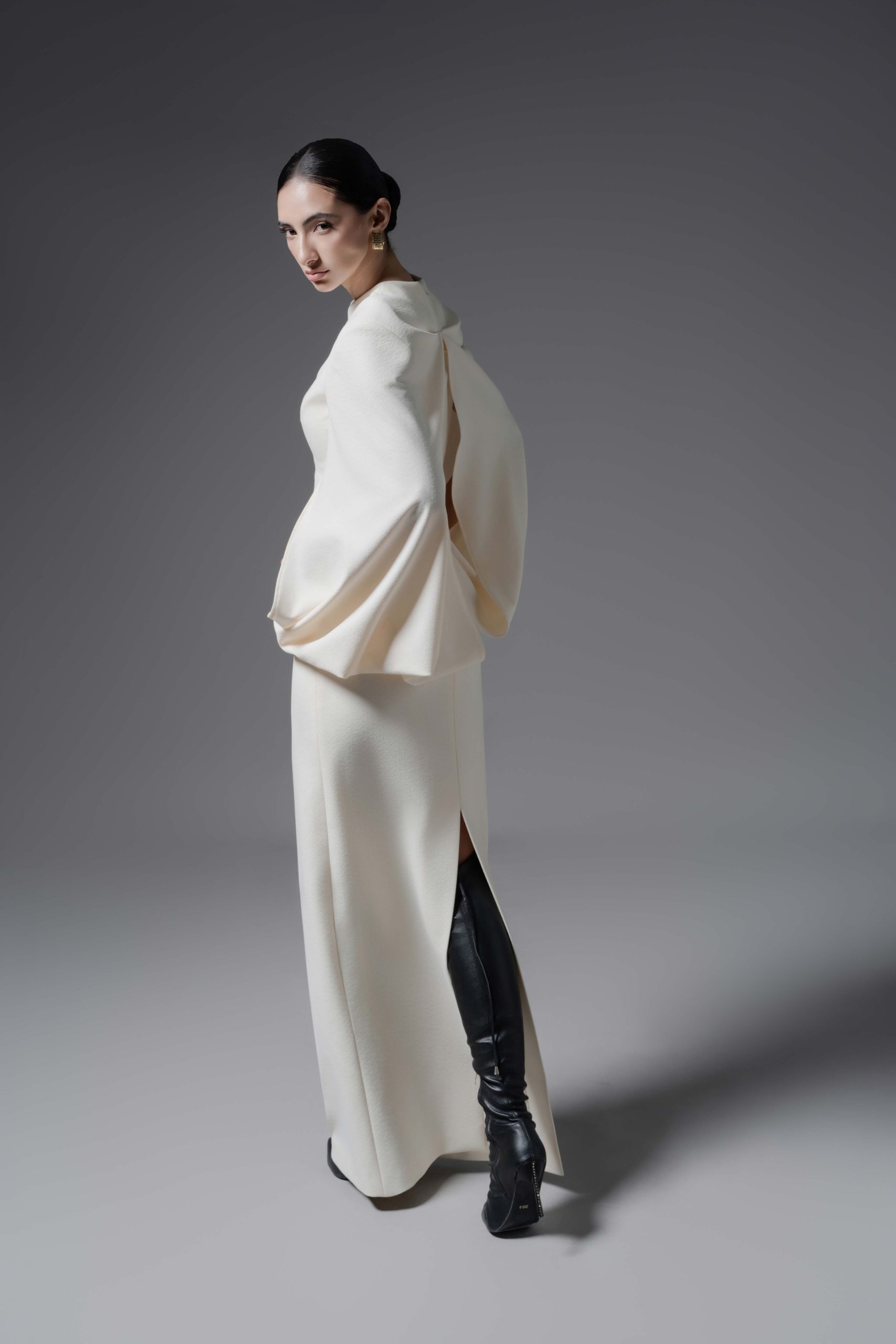 Ivory Curve Dress - Image 12