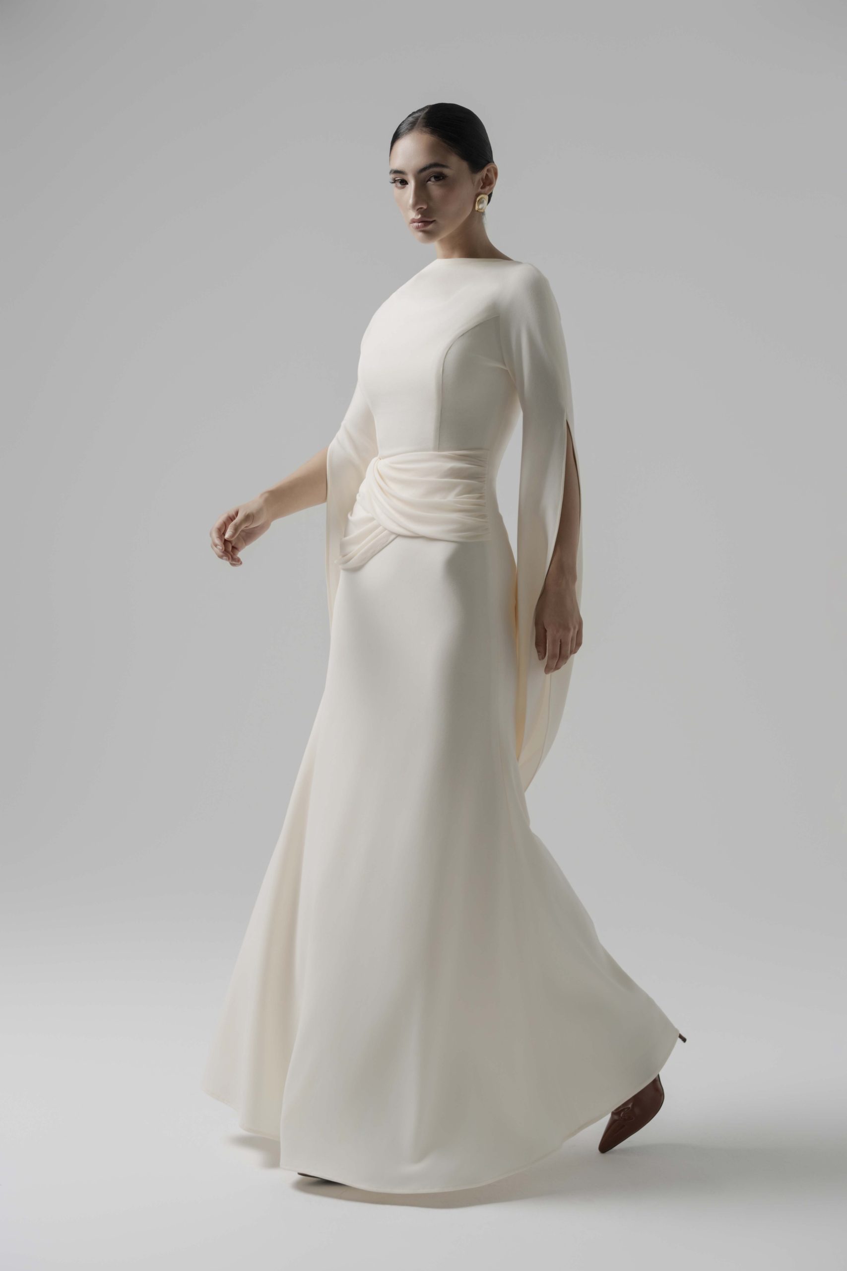 Moonlit Gaze Dress in Cream - Image 4