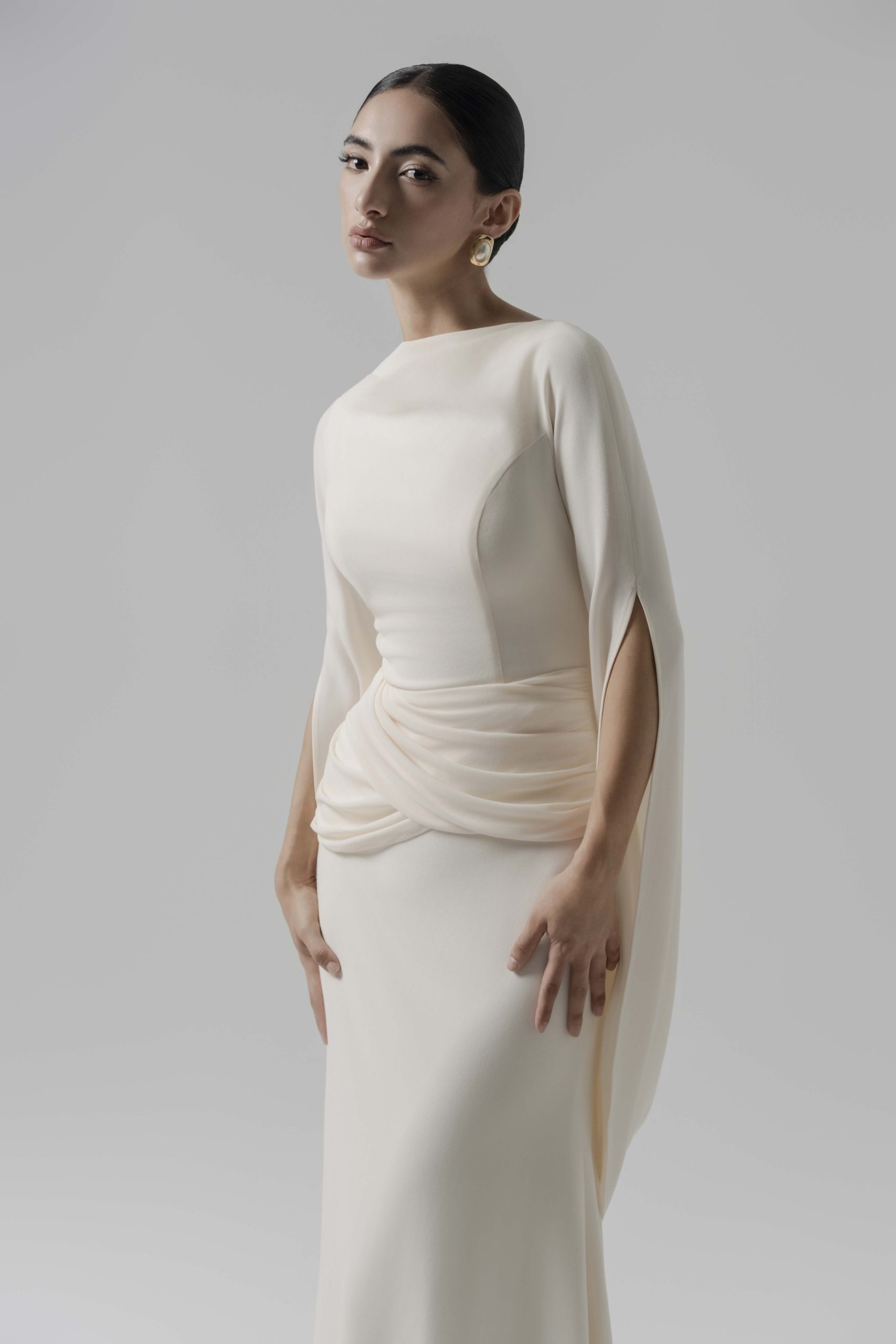 Moonlit Gaze Dress in Cream - Image 6