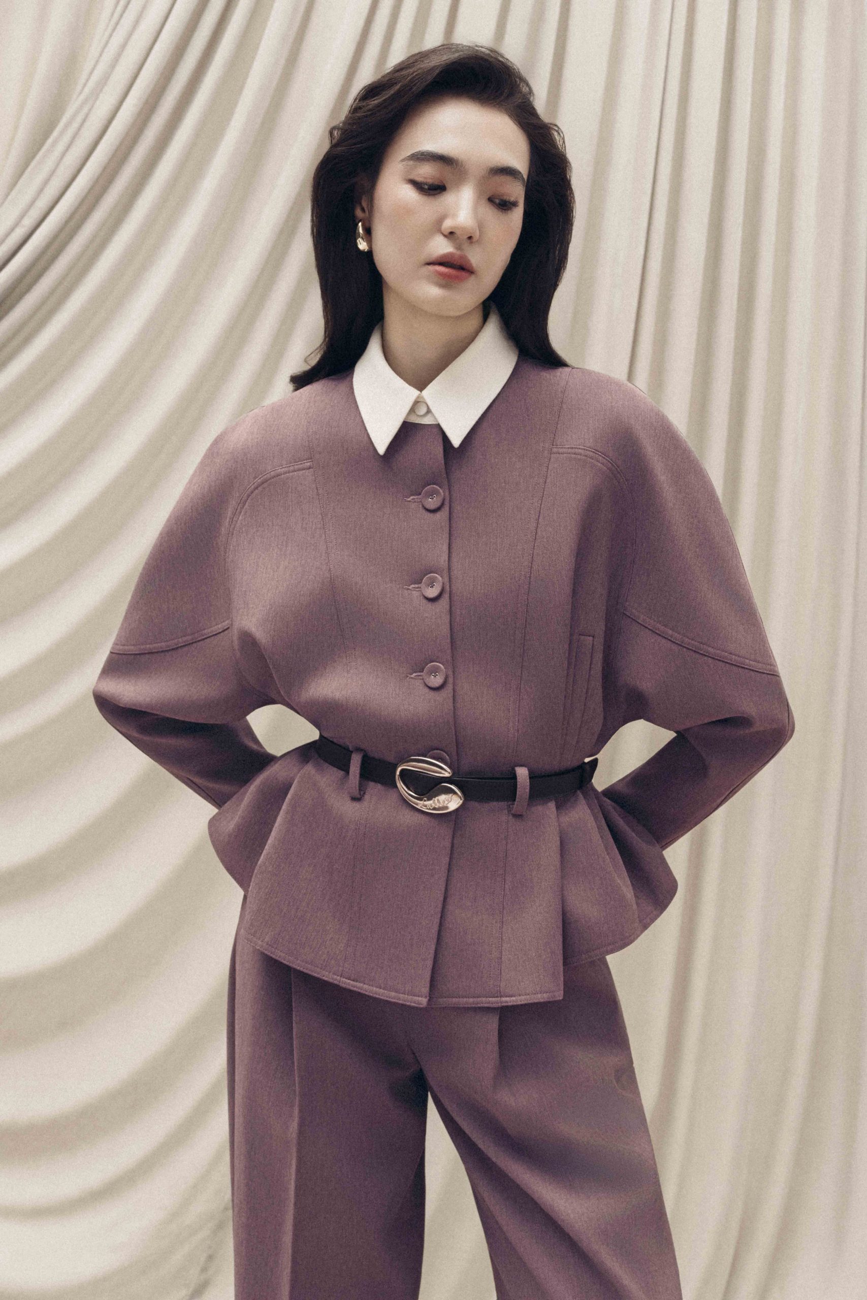 Quilted Structure Full Set in Rose Taupe - Image 5