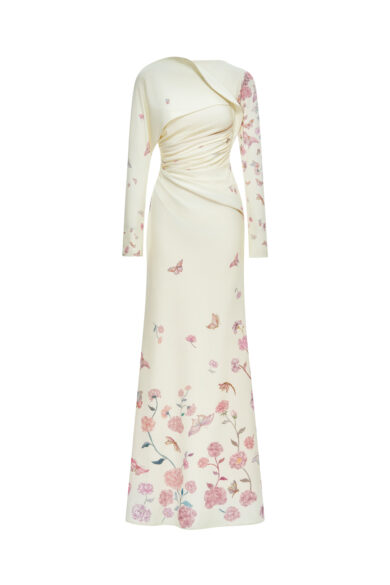 Morning Mist Fishtail Dress in Lemonade