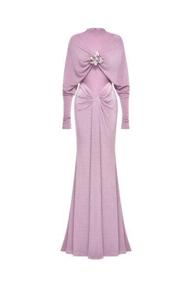 Stone-Embellished Mermaid Gown