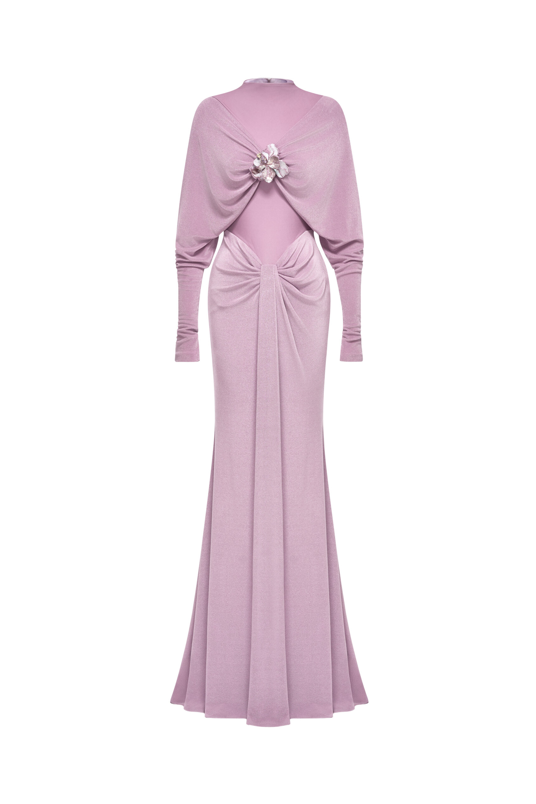Stone-Embellished Mermaid Gown