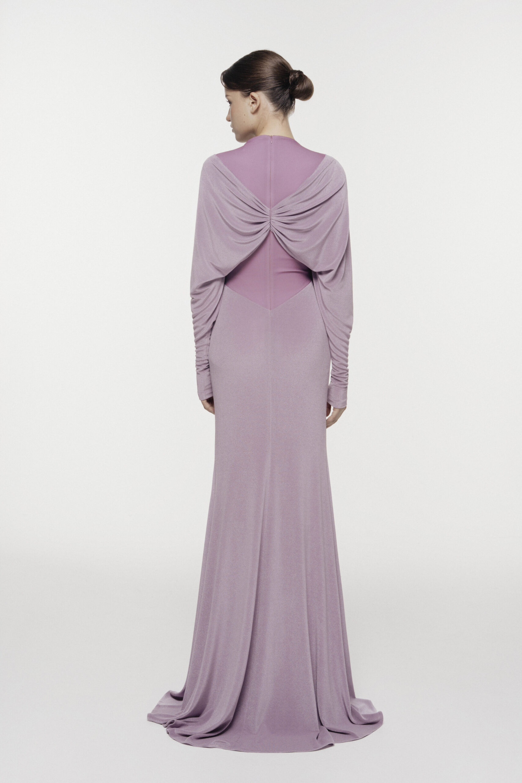 Stone-Embellished Mermaid Gown - Image 3